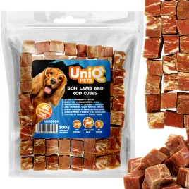 przysmak-dla-psa-miekkie-kostki-z-jagnieciny-i-dorsza-uniq-pets-500g