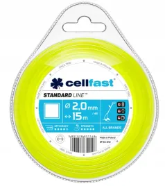 zylka-tnaca-standard-do-wykaszarki-kwadrat-2-0mm-15m-35-012-cellfast