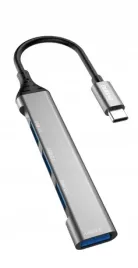 koncentrator-dudao-hub-4w1-usb-c-4xusb-a-63cm-czarny-a16t