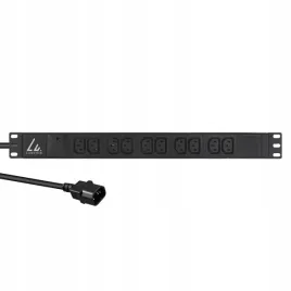 lanview-19-listwa-10-gniazd-c13-kabel-2m-3g1-5mm2-z-wtykiem-c14-z-ochro