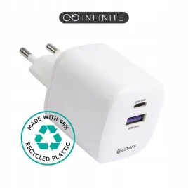 estuff-infinite-ladowarka-usb-c-pd-67w-gan-1xusb-c-1xusb-a-biala-98percent-z