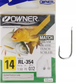 r-14-haczyki-z-przyponem-gotowe-wiazane-srebrne-chika-owner-rl-354