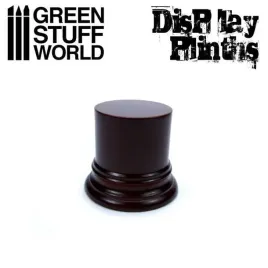 green-stuff-world-okragly-cokol-ekspozycyjny-45-cm-orzechowy-braz