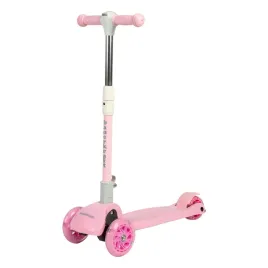 rozowa-balansowa-hulajnoga-skladana-trojkolowa-ze-swiecacymi-kolami-led