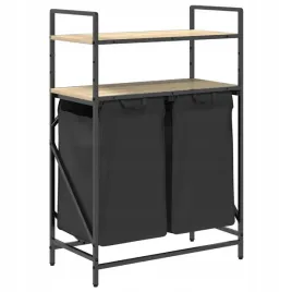 kosz-na-pranie-2-przegrody-z-polkami-dab-sonoma