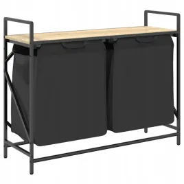 kosz-na-pranie-2-przegrody-z-polka-dab-sonoma