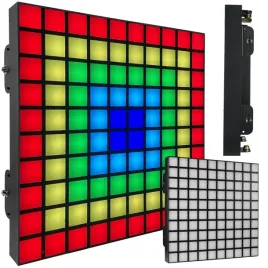 efekt-led-swiatlo-panel-10x10-matrix-klub-dj-impreza-rgb-koncert-animacje