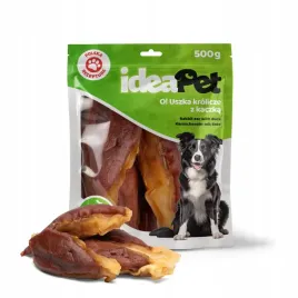 ideapet-uszy-krolicze-z-kaczka-500g
