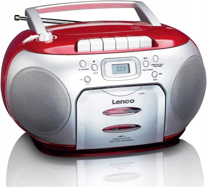 Radioodtwarzacz BOOMBOX Lenco SCD-42 CD Kaseta Radio OKAZJA