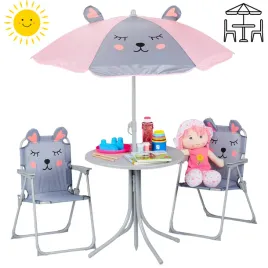 rozowe-szare-skladane-meble-ogrodowe-zestaw-parasol-stolik-krzesla-dziecko