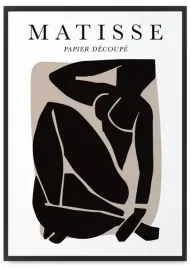 plakat-henri-matisse-czarna-postac-40x50-cm-w-czarnej-ramie