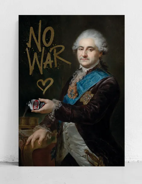 obraz-na-plotnie-stop-war-portret-80x120-cm-sposob-wykonania-druk-cyfrowy