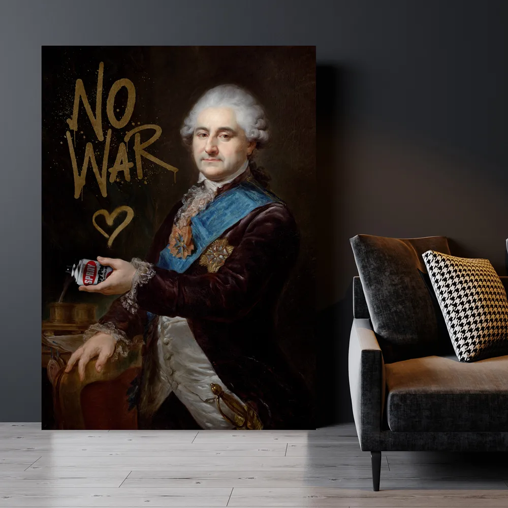 obraz-na-plotnie-stop-war-portret-80x120-cm