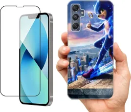 etui-na-samsung-galaxy-m34-5g-wzory-sonic-szklo