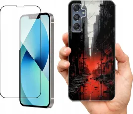 etui-na-samsung-galaxy-m34-5g-wzory-mroczne-dark-szklo