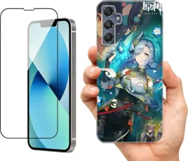 etui-na-samsung-galaxy-m34-5g-wzory-genshin-impact-szklo
