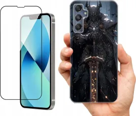 etui-na-samsung-galaxy-m34-5g-wzory-dark-souls-szklo