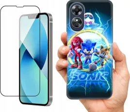 etui-na-oppo-a17-wzory-sonic-szklo