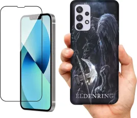 etui-na-samsung-galaxy-m32-5g-wzory-dark-souls-szklo
