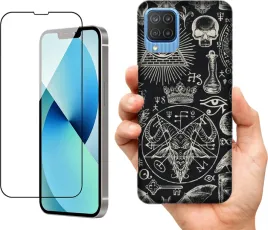 etui-na-samsung-galaxy-m12-wzory-mystic-szklo
