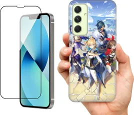 etui-na-samsung-galaxy-a54-wzory-genshin-impact-szklo