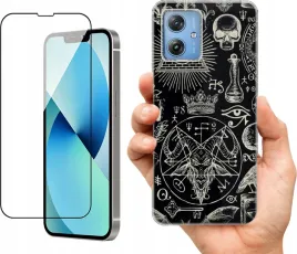 etui-na-motorola-moto-g54-wzory-mystic-szklo