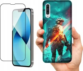 etui-na-samsung-galaxy-a50-wzory-battlefield-szklo