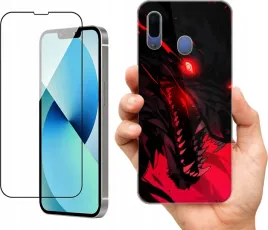 etui-na-samsung-galaxy-a40-wzory-death-smierc-szklo
