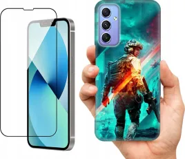 etui-na-samsung-galaxy-a34-5g-wzory-battlefield-szklo
