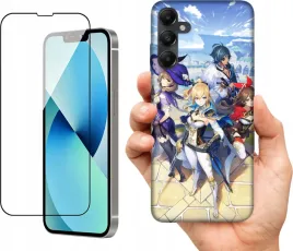 etui-na-samsung-a05s-wzory-genshin-impact-szklo
