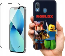etui-na-samsung-galaxy-a30-wzory-roblox-szklo