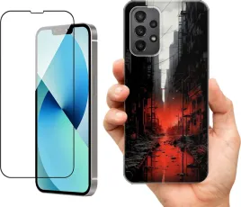 etui-na-samsung-galaxy-a23-5g-wzory-mroczne-dark-szklo