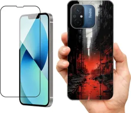 etui-na-xiaomi-redmi-12c-wzory-mroczne-dark-szklo