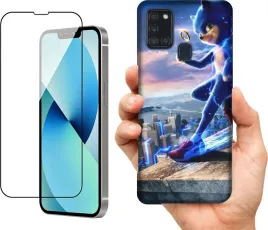etui-na-samsung-galaxy-a21s-wzory-sonic-szklo