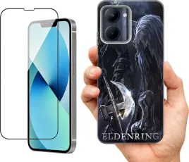 etui-na-realme-c33-wzory-dark-souls-szklo