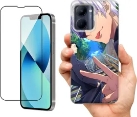 etui-na-realme-c33-wzory-jujutsu-kaisen-szklo