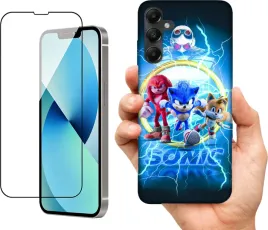 etui-na-samsung-a05s-wzory-sonic-szklo