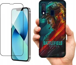 etui-na-samsung-galaxy-a20e-wzory-battlefield-szklo