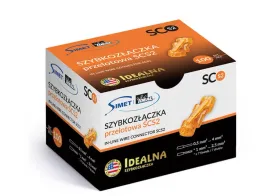 simet-88000108s-szybkozlaczka-przelotowa-scs2-pomaranczowy-karton-100-sz