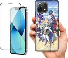 etui-na-xiaomi-mi-11-lite-5g-wzory-genshin-impact-szklo
