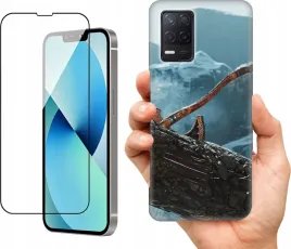 etui-na-realme-8-wzory-god-of-war-szklo
