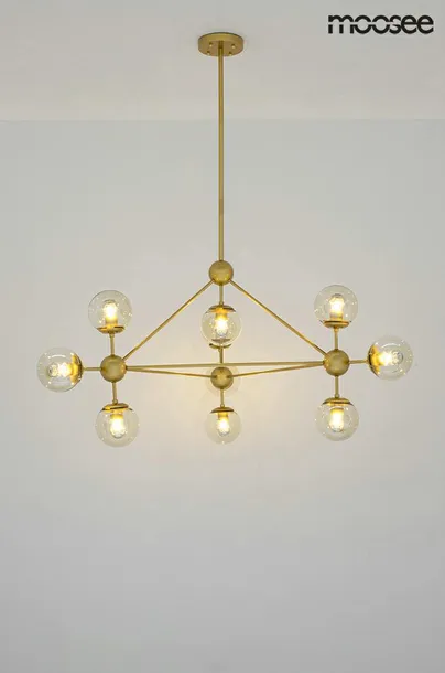 moosee-lampa-wiszaca-astrifero-10-zlota-bursztynowa-stan-opakowania-oryginalne