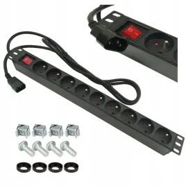 listwa-zasilajaca-rack-19-9-gn-wtyk-ups-c14-z-wlacznikiem