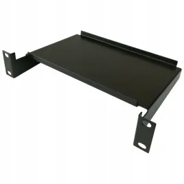 polka-do-szafy-rack-10-1u-160mm-czarna