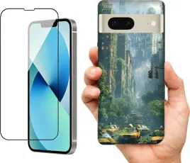 etui-na-google-pixel-7-wzory-postapo-szklo