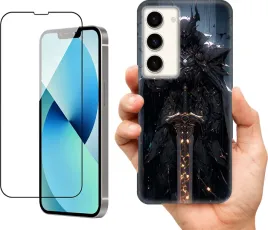 etui-na-samsung-galaxy-s23-wzory-dark-souls-szklo