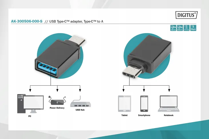 digitus-adapter-przejsciowka-usb-a-do-usb-c-otg-marka-digitus-stan-nowy