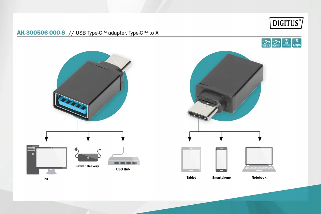 digitus-adapter-przejsciowka-usb-a-do-usb-c-otg-stan-nowy