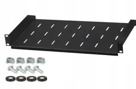 polka-do-szafy-rack-19-1u-270mm-czarna