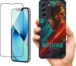 etui-na-samsung-galaxy-s21-fe-wzory-battlefield-szklo